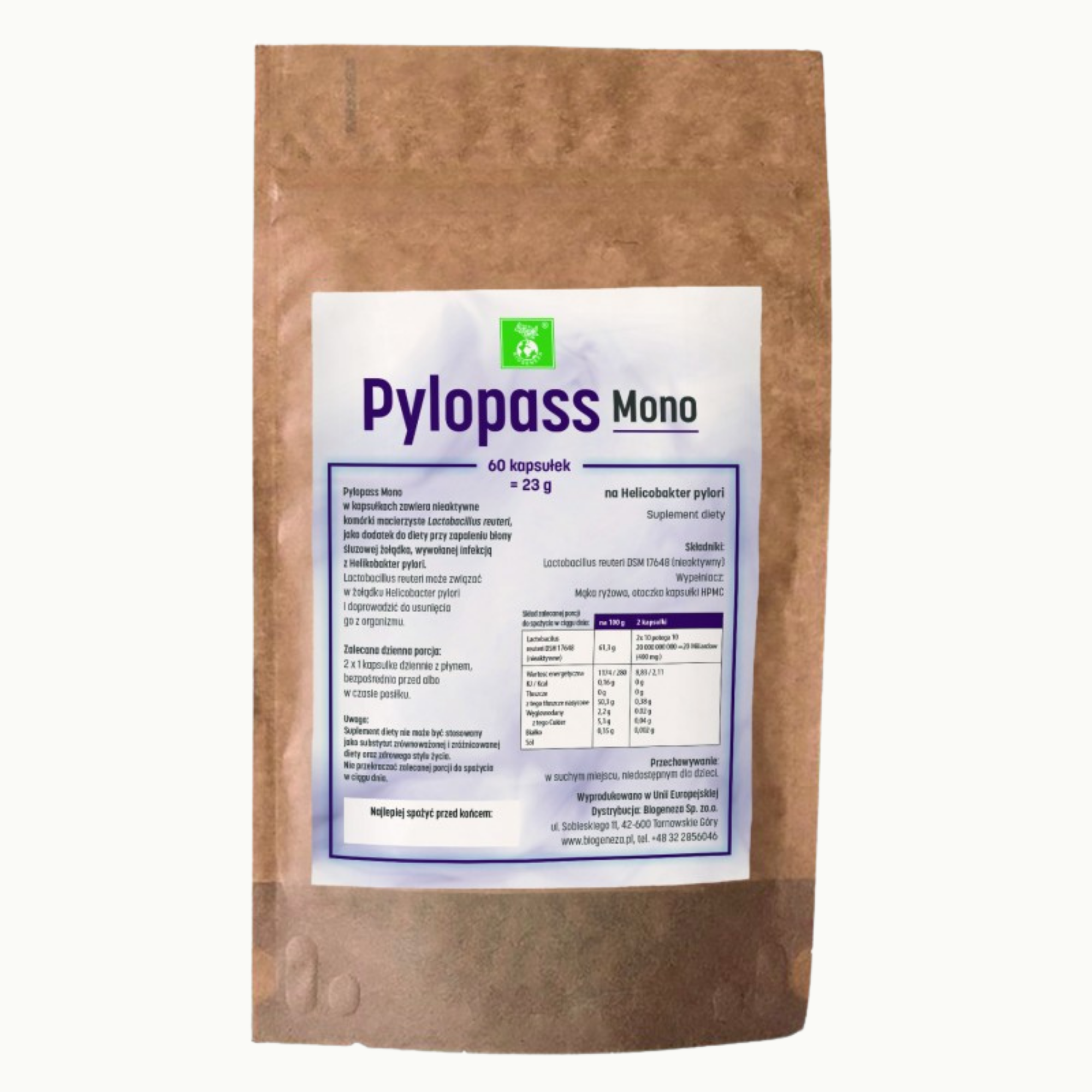 Pylopass Mono — kapsułki 60 szt.