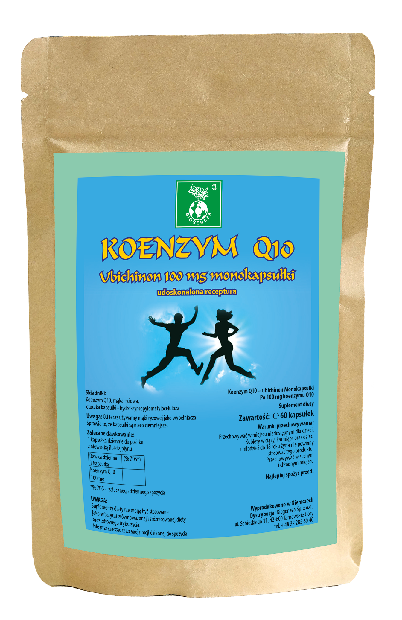 Koenzym Q10 Premium — Energia Komórkowa w Kapsułkach 60 szt.