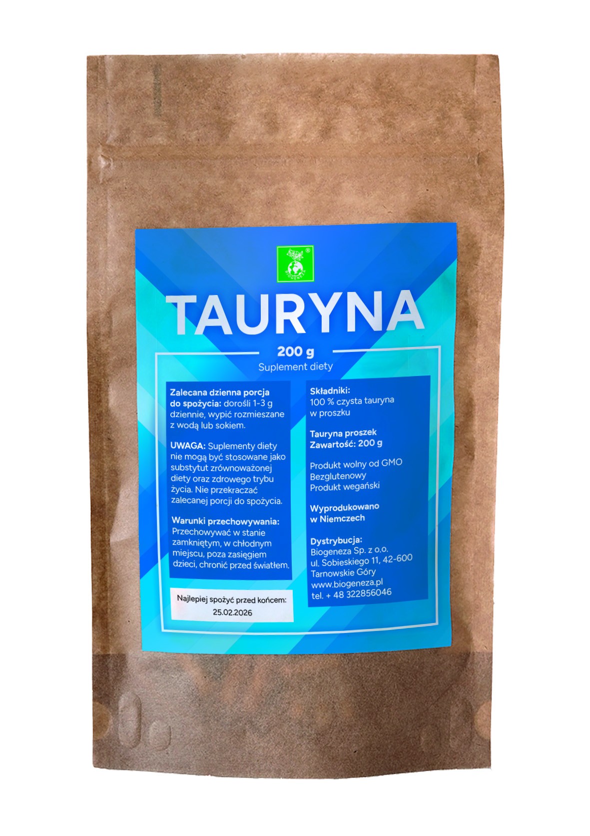 Tauryna — proszek 200g
