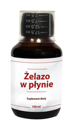 Żelazo w Płynie — krople 100ml